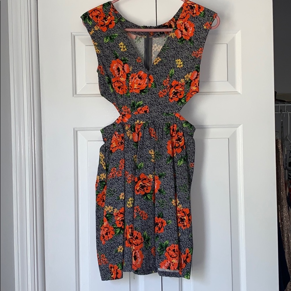 Floral mini dress